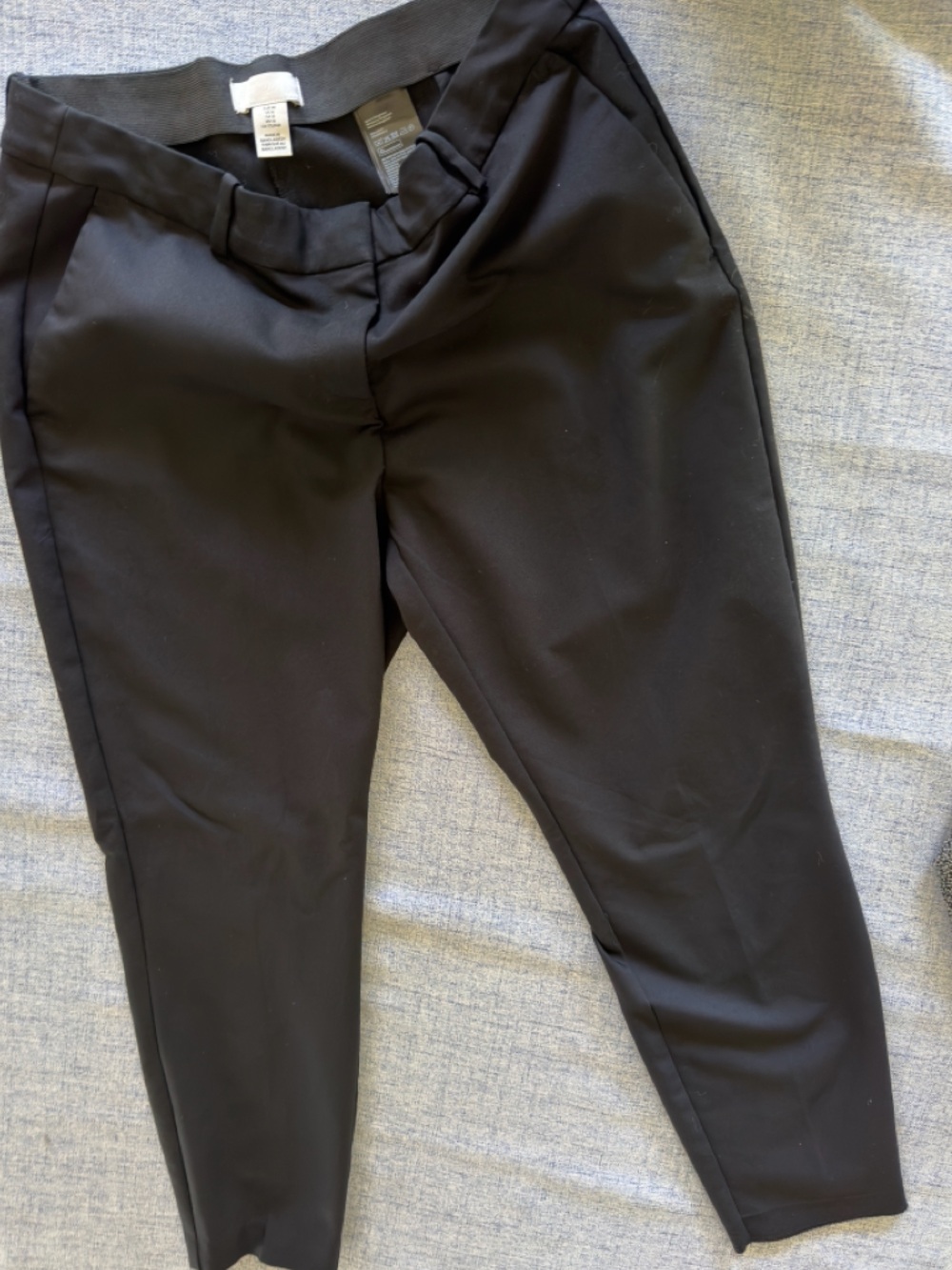 H&M Black Tailored Trousers